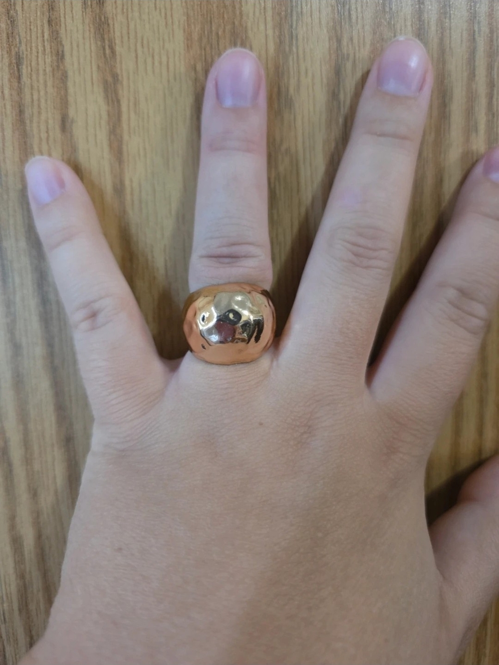 Gold Dome Statement Ring - Women's Fashion Jewelry
